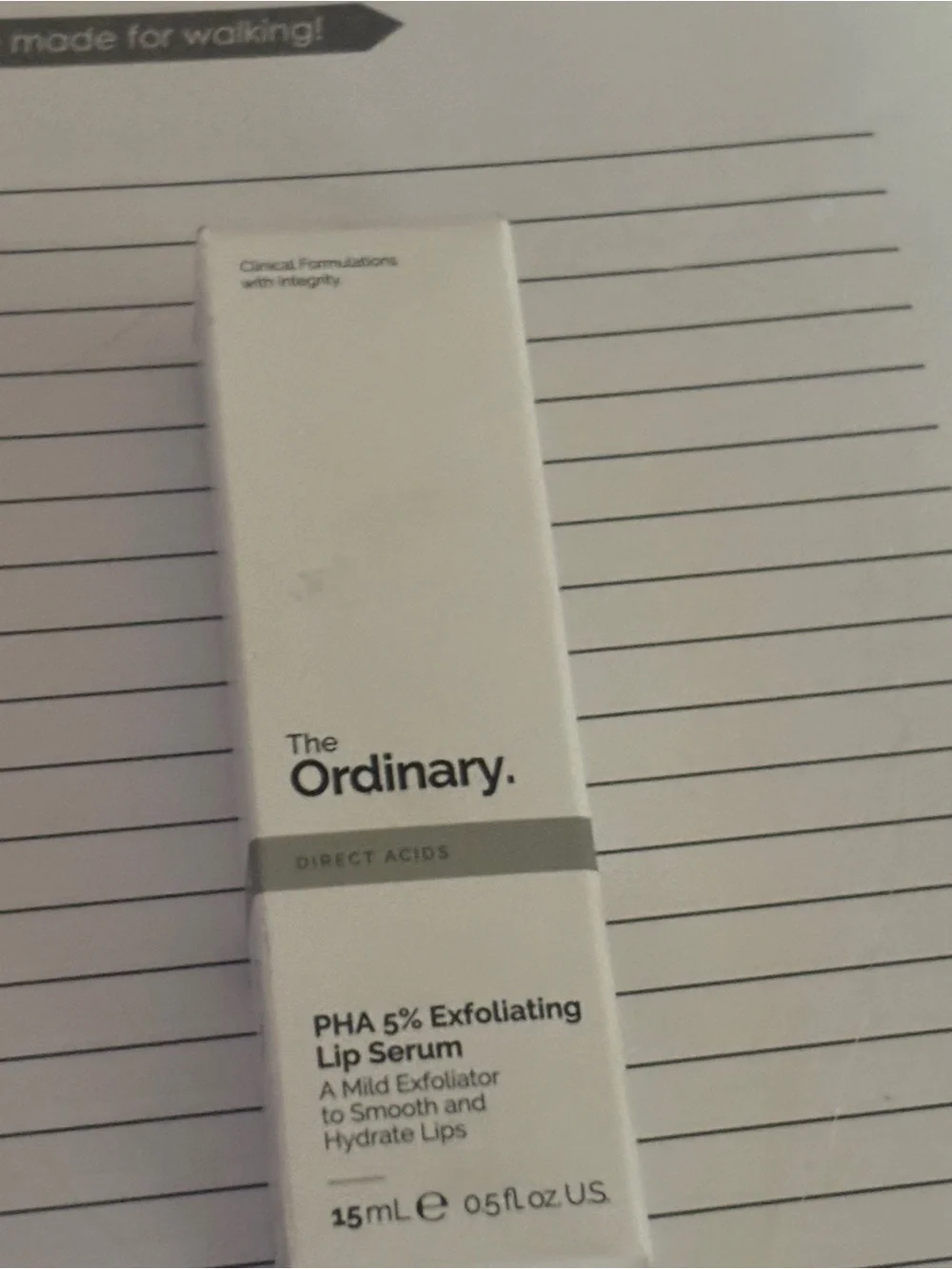 The Ordinary PHA 5% Exfoliating Lip Serum - White